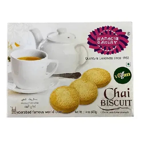 Karachi Bakery Vegan Chai Biscuits - 400g-Global Food Hub