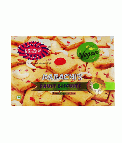 Karachi Bakery Vegan Fruit Biscuits - 400g-Global Food Hub