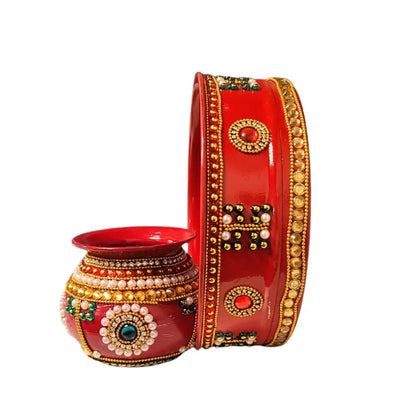 Karva Chauth Puja Set Design A-Global Food Hub