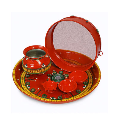 Karva Chauth Puja Set Design B-Global Food Hub