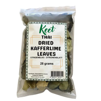 Keet - Thai Dried Kaffer Lime Leaves - 28g-Global Food Hub