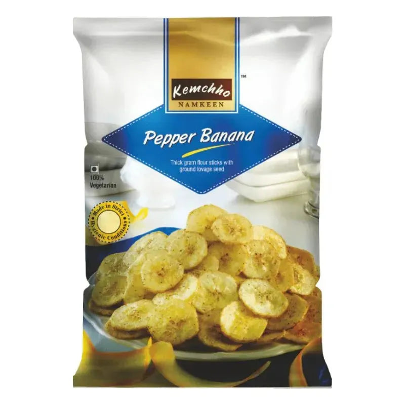 Kemchho Banana Chips Pepper - 270g-Global Food Hub