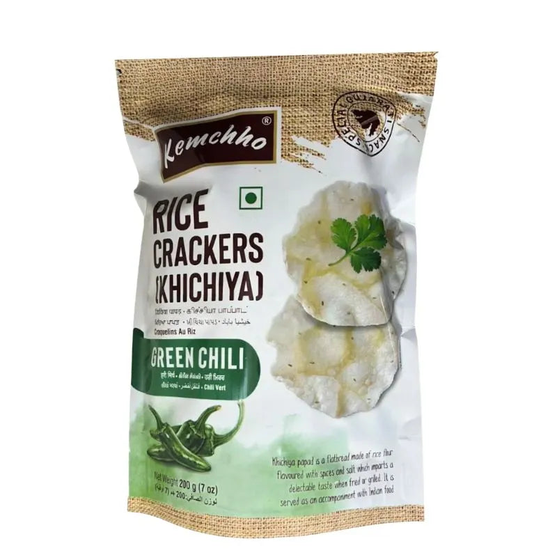 Kemchho Green Chilli Khichiya - 200g-Global Food Hub