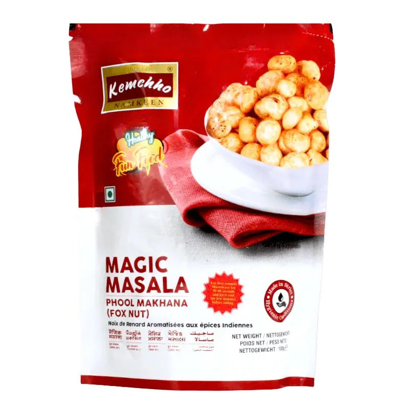 Kemchho Magic Masala Makhana - 100g-Global Food Hub