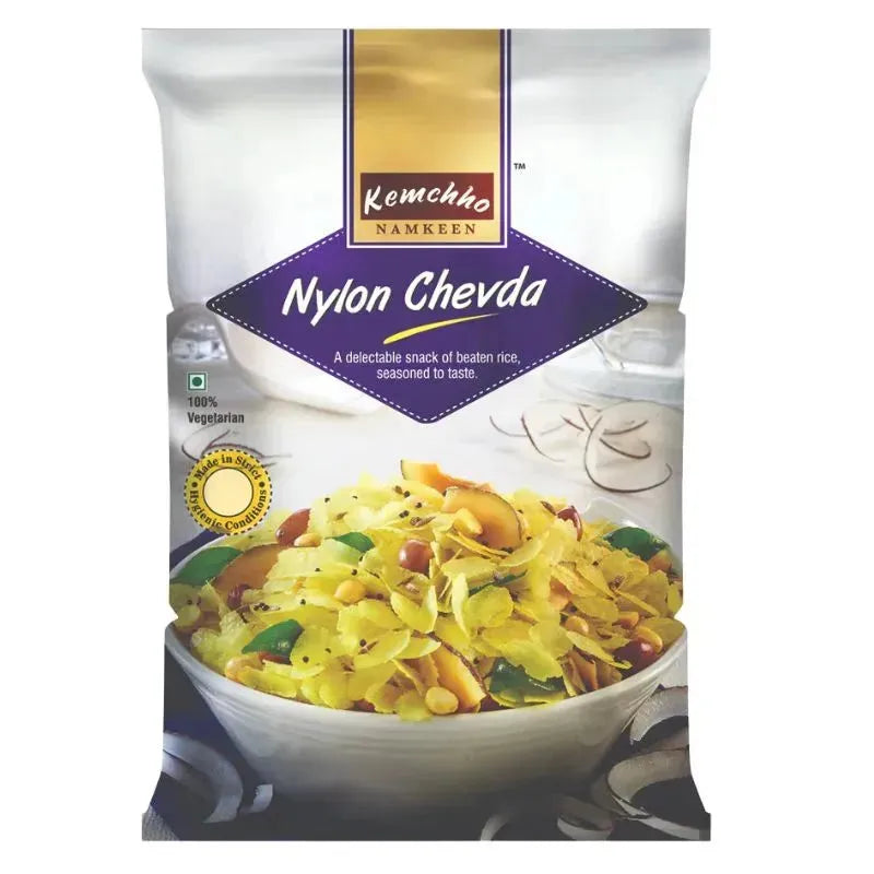 Kemchho Nylon Chevda - 270g-Global Food Hub