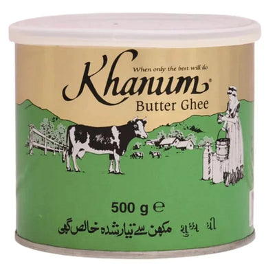 Khanum Pure Butter Ghee - 500g-Global Food Hub