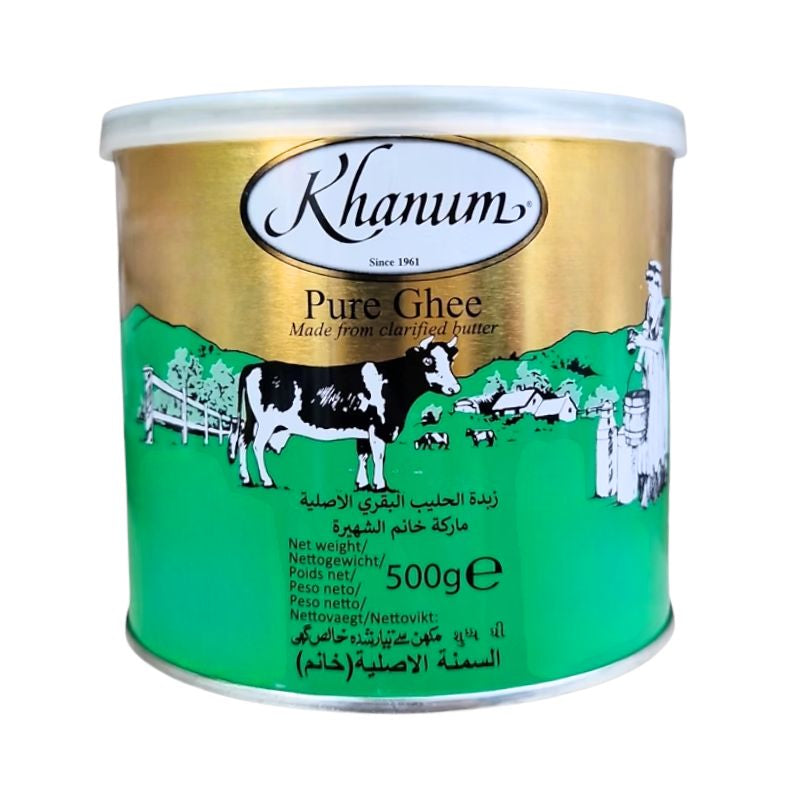 Khanum Pure Butter Ghee - 500g-Global Food Hub