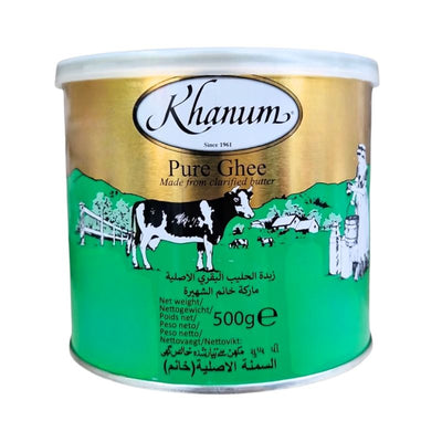 Khanum Pure Butter Ghee - 500g-Global Food Hub