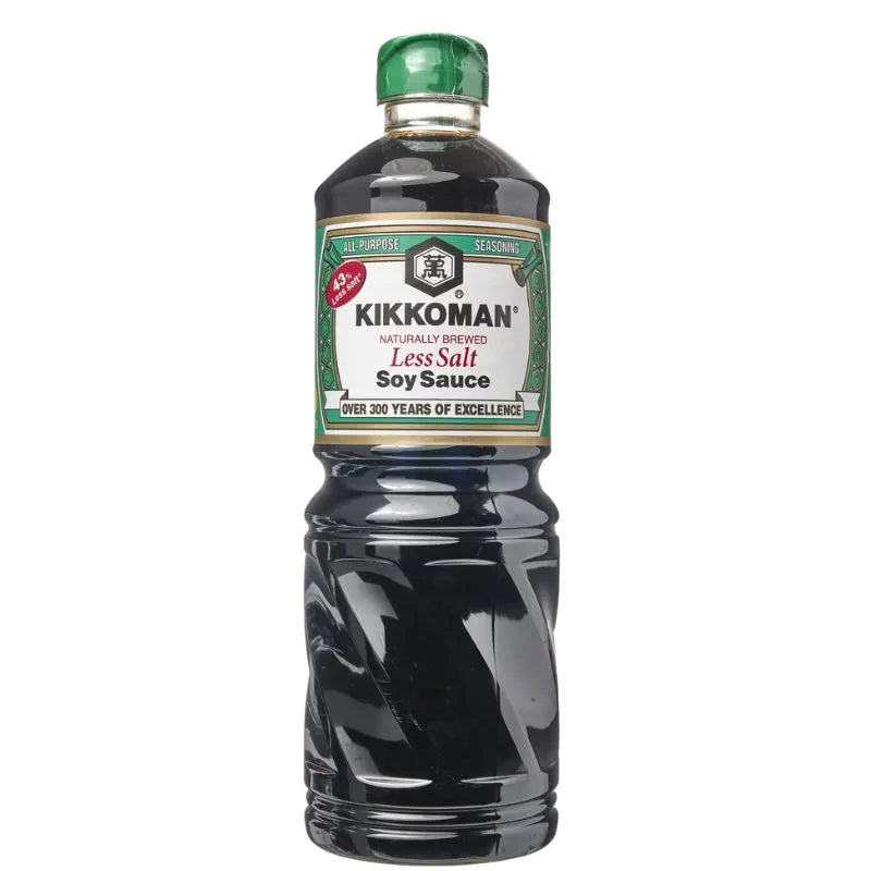 Kikkoman - Soy Sauce Less Salt - 1L-Global Food Hub