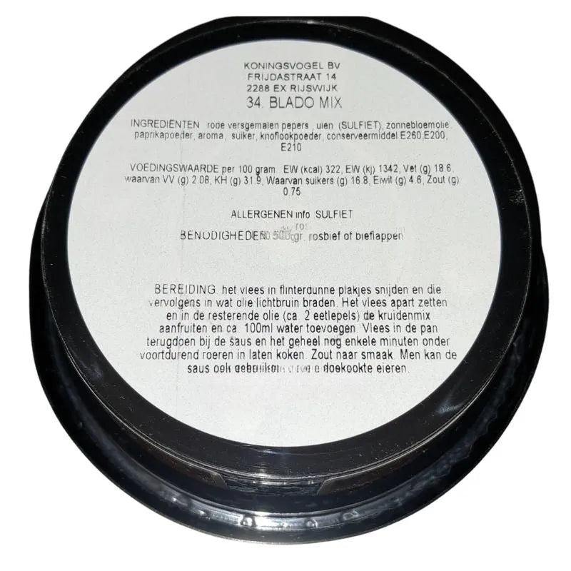 Koningsvogel Boemboe Blado - 100g-Global Food Hub