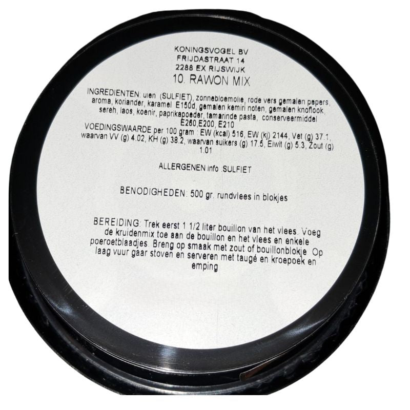 Koningsvogel Boemboe Rawon -100g-Global Food Hub