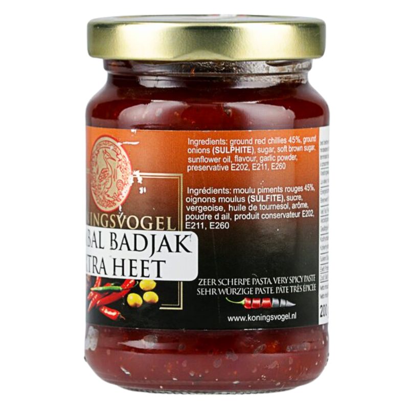 Koningsvogel - Sambal Badjak Extra Heet-Global Food Hub