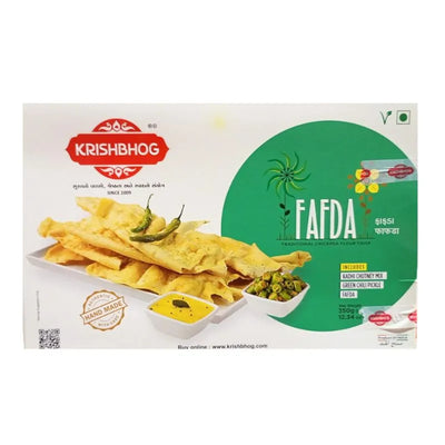 Krishbhog Chickpea Flour Crisp ( Fafda ) - 350g-Global Food Hub