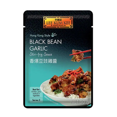 LKK - Black Bean Garlic Stir-Fry Sauce-50 grams-Global Food Hub