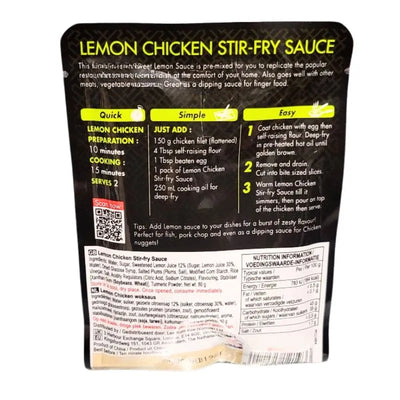 LKK - Lemon Chicken Stir-Fry Sauce - 80g-Global Food Hub