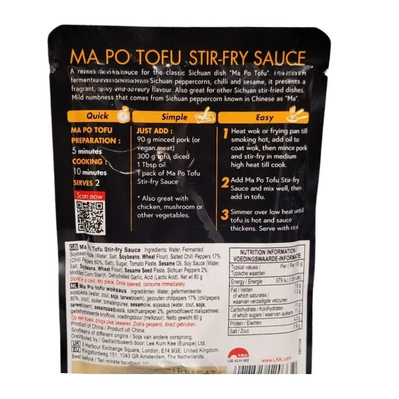 LKK Ma Po Tofu Stir-Fry 80g-Global Food Hub