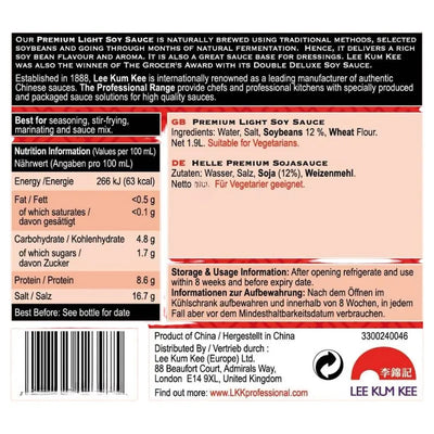 LKK - Premium Light Soy Sauce - 1.75L-Global Food Hub