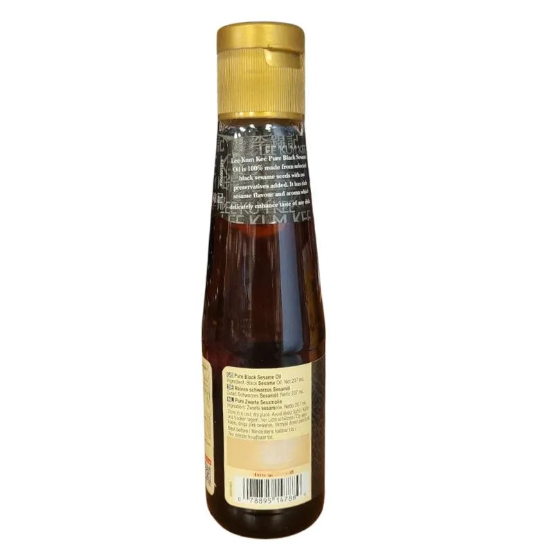 LKK Pure Black Sesame Oil - 207ml-Global Food Hub
