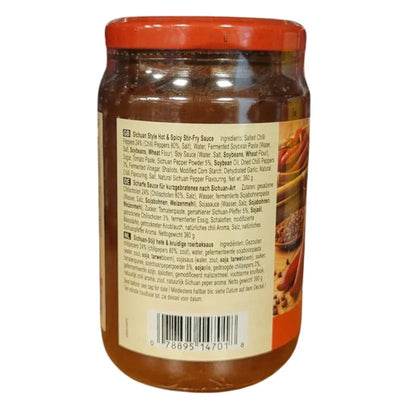 LKK Sichuan Style Hot & Spicy Stir Fry Sauce - 360g-Global Food Hub