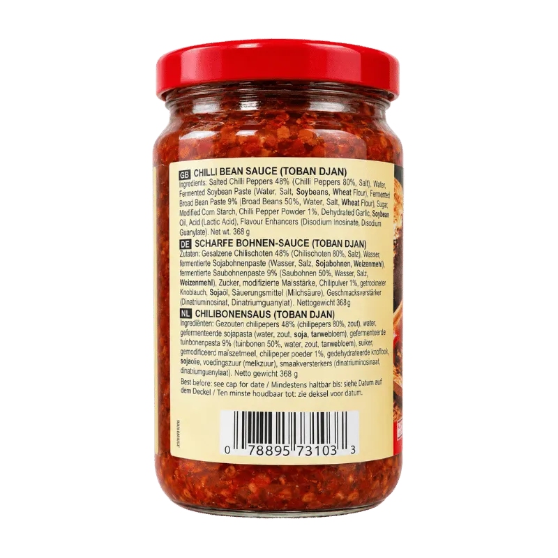 LKK - Sichuan Style Toban Chilli Sauce 368g-Global Food Hub