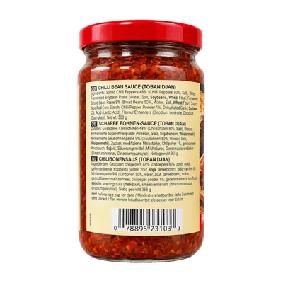 LKK - Sichuan Style Toban Chilli Sauce 368g-Global Food Hub