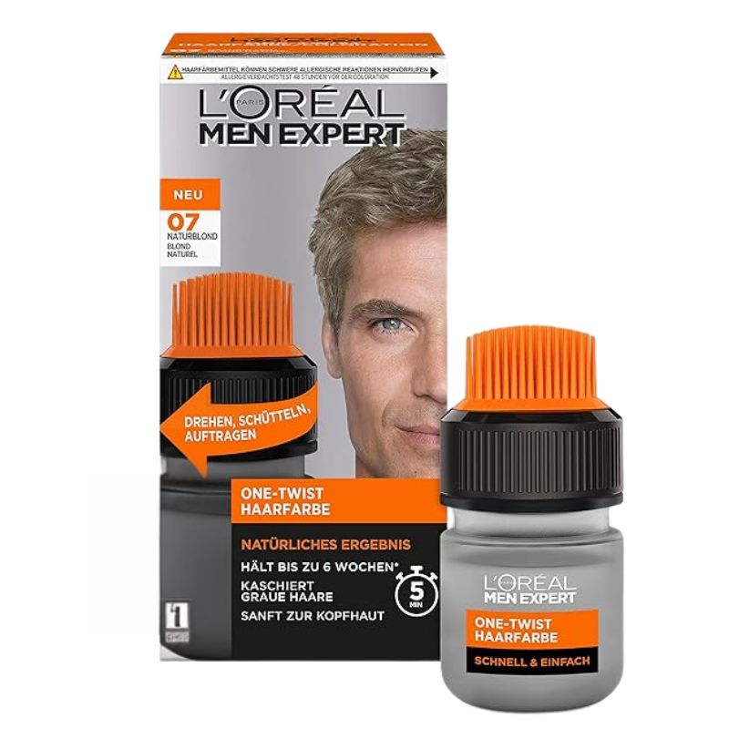 L'Oreal Men Expert Hair Color For Men (NEU 07)Natural Blond-Global Food Hub