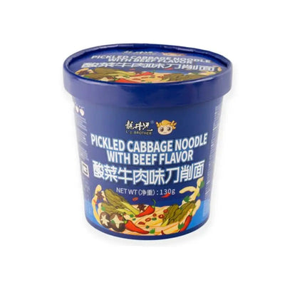 L.J. Brother Pickled Cabbage Noodle with Beef Flavor-Global Food Hub