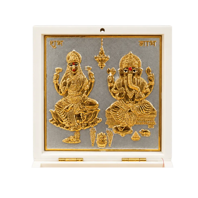Lakshmi Ganesh Charan Paduka Gift Set-Global Food Hub