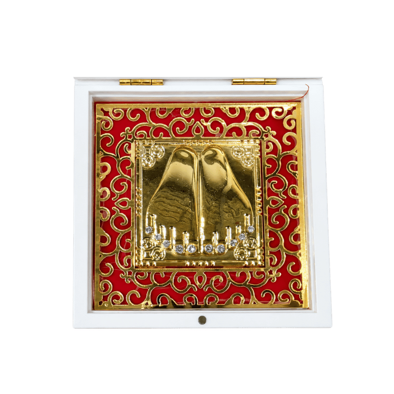 Lakshmi Ganesh Charan Paduka Gift Set-Global Food Hub