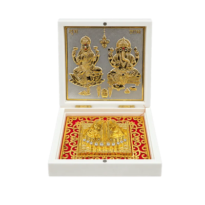 Lakshmi Ganesh Charan Paduka Gift Set-Global Food Hub