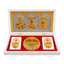 Lakshmi Saraswati Ganesh Photo Frame With Charan Paduka Gift Set-Global Food Hub