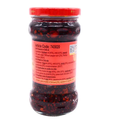 Lao Gan Ma - Peanuts in Chilli Oil - 210g-Global Food Hub