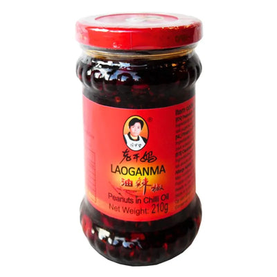 Lao Gan Ma - Peanuts in Chilli Oil - 210g-Global Food Hub