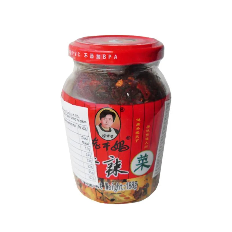 Lao Gan Ma - Pickled Leaf Mustard and Chilli-188 grams-Global Food Hub