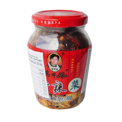 Lao Gan Ma - Pickled Mustard Leaf and Chilli-188 grams-Global Food Hub