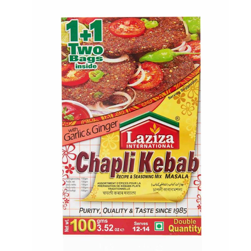 Laziza Chapli Kebab Masala - 100g-Global Food Hub