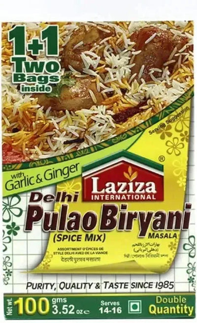 Laziza Delhi Pulao Biryani Masala-100 grams-Global Food Hub