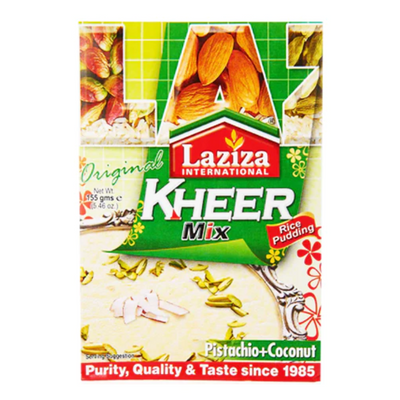 Laziza - Falooda Kheer Mix (Pistachio and Coconut)-155 grams-Global Food Hub