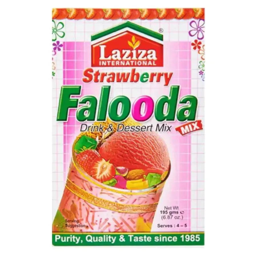 Laziza - Falooda Mix (Strawberry) - 195g-Global Food Hub