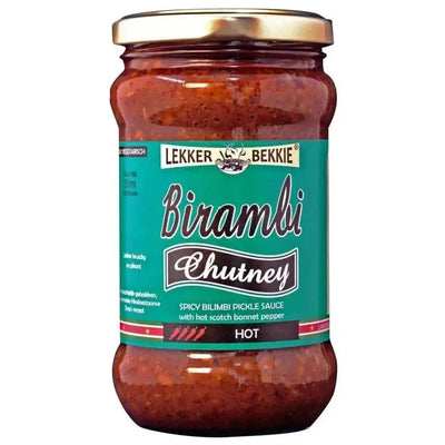 Lekker Bekkie - Birambi Chutney 290ml-Global Food Hub