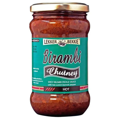 Lekker Bekkie - Birambi Chutney - 290ml-Global Food Hub