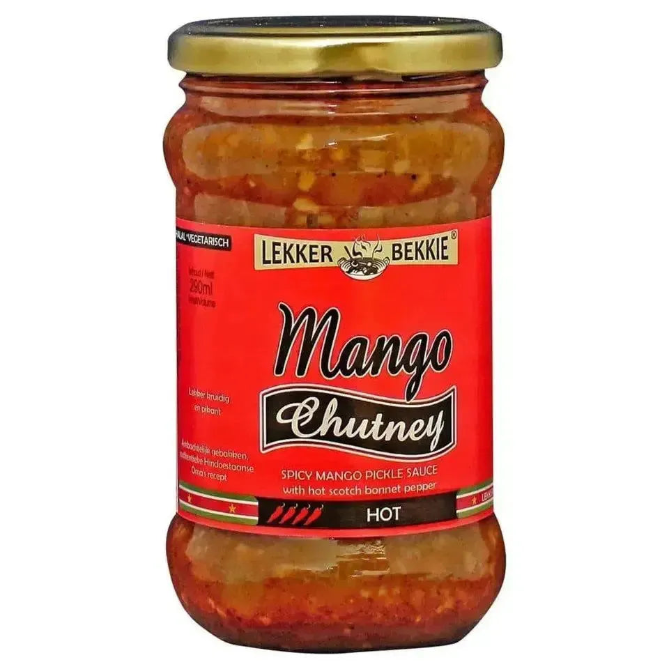 Lekker Bekkie Mango Chutney - 290ml-Global Food Hub