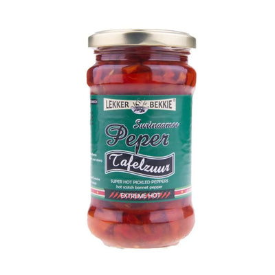 Lekker Bekkie Tafelzuur peper Pickled Chilli-290ml-Global Food Hub