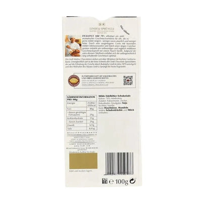 Lindt Excellence Chocolate Mild 70% Cacao -100g-Global Food Hub
