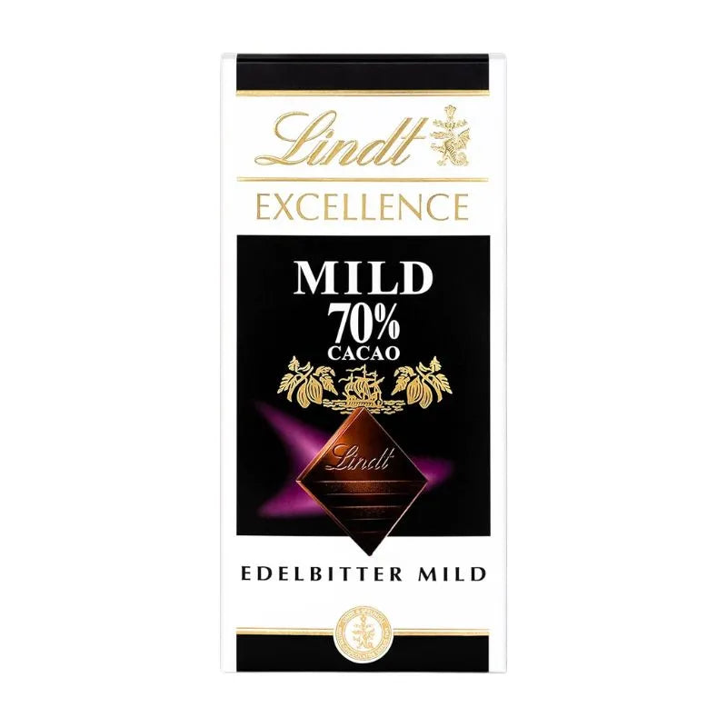 Lindt Excellence Chocolate Mild 70% Cacao -100g-Global Food Hub