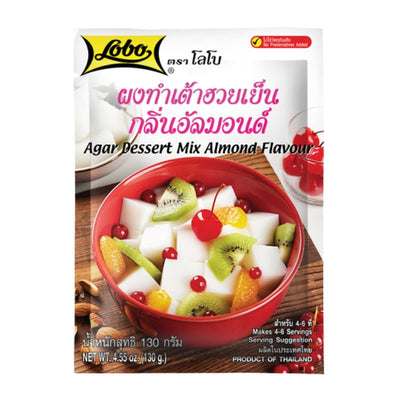 Lobo Agar Dessert Mix Almond Flavour - 130g-Global Food Hub