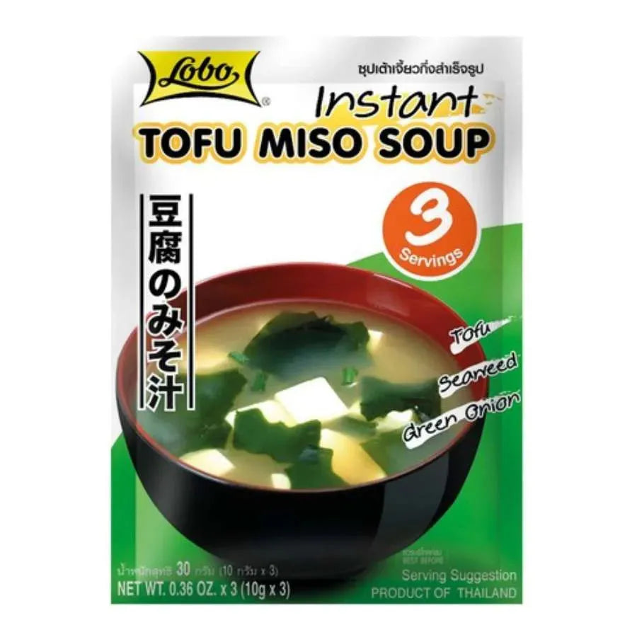 Lobo - Instant Tofu Miso Soup - 30g-Global Food Hub