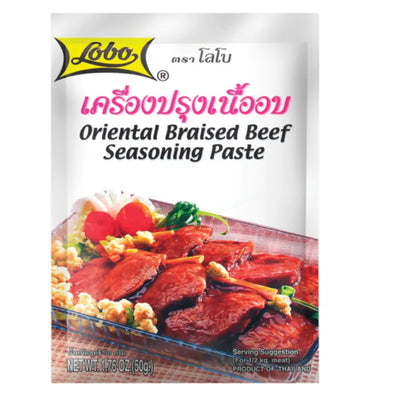 Lobo - Oriental Braised Beef Seasoning Paste-50 grams-Global Food Hub