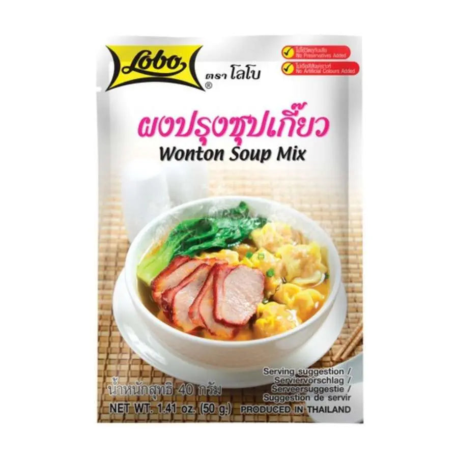 Lobo - Wonton Soup Mix-40 grams-Global Food Hub
