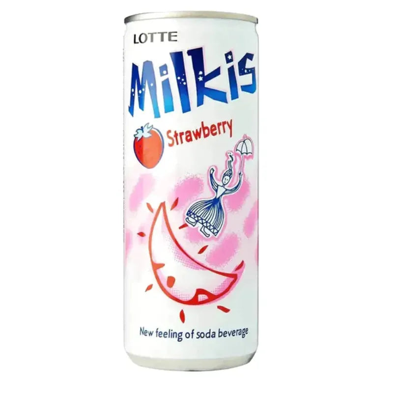 Lotte Milkis Strawberry - 250ml-Global Food Hub